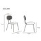 Manhattan Comfort Round Dining Set of 5, 47.24 in L, American Solid Ash Wood, Black 4-DT03DCCA06-GY - alternate 8